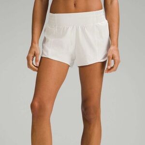 Women's Athletic Shorts in White